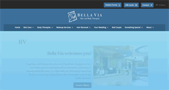 Desktop Screenshot of bellaviadayspa.com